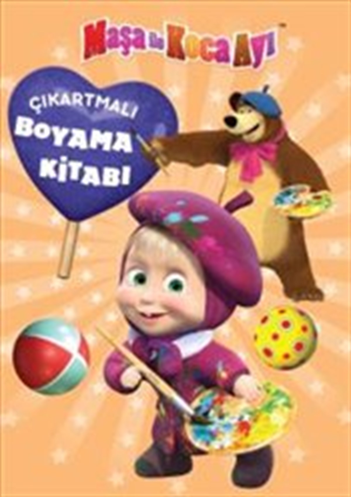 Maşa ile Koca Ayı Boyama Kitabı
