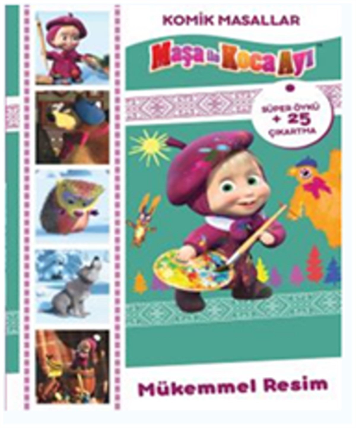 Maşa Koca Ayı - Komik Masallar Mükemmel Resim