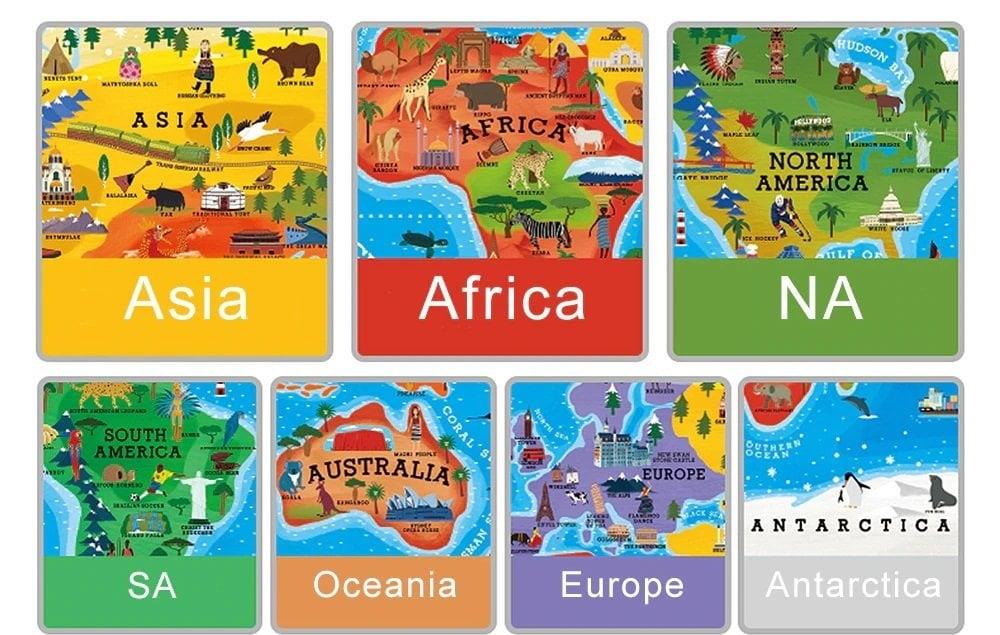 Mideer Our World Floor Puzzle-Dünya Haritası Zemin Bulmacası