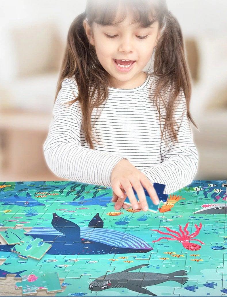 Mideer Wonderful Ocean Puzzle - Harika Okyanus Bulmacalı Kağıt Yapboz