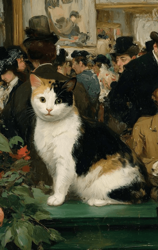 Nesin Defter  Çizgili Manet Tarzında