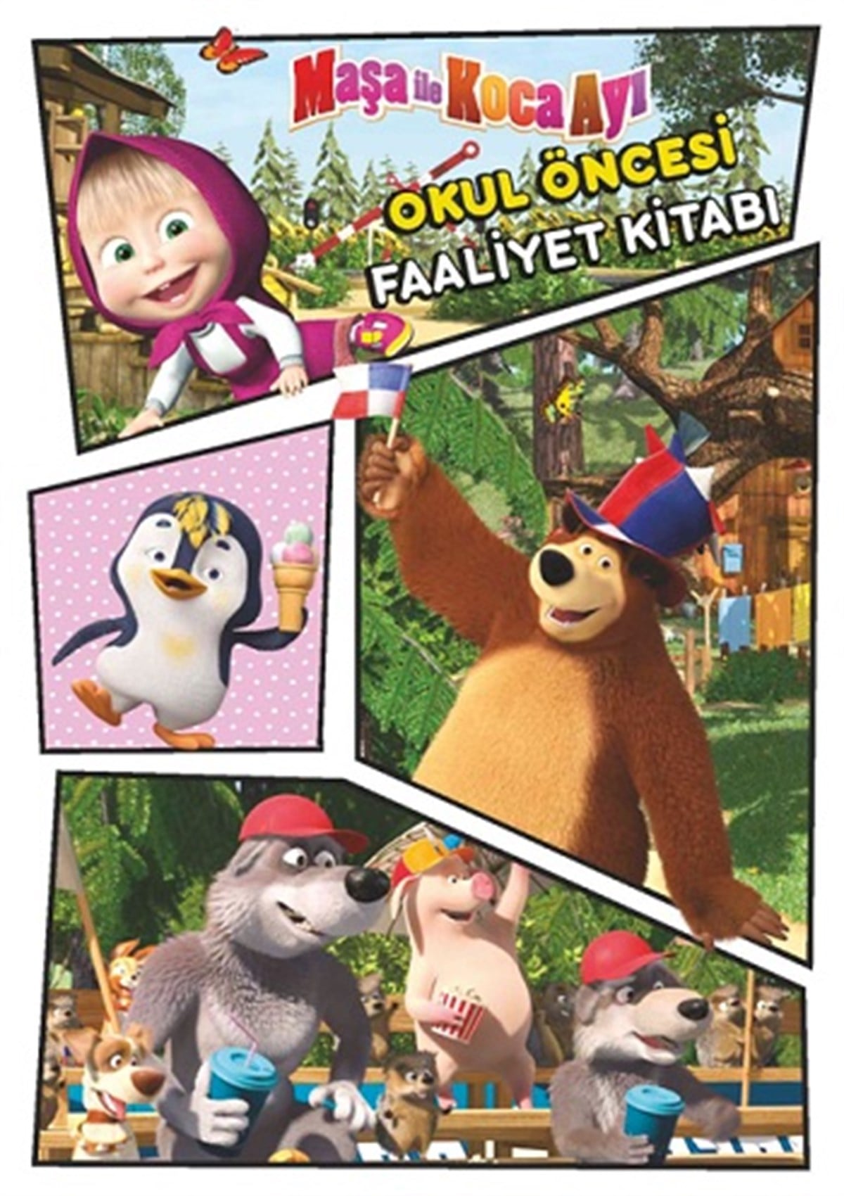 Okul Öncesi Faaliyet Kitabı - Maşa ile Koca Ayı