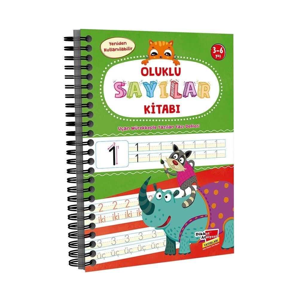 Oluklu (Kabartmalı) Sayılar Kitabı – Sihirli Uçan Mürekkepli Kalem Hediyeli | 4-7 Yaş