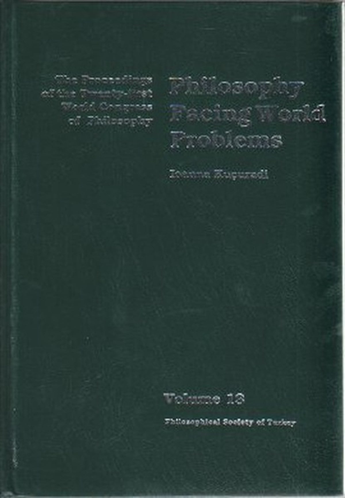 Philosopy Facing World Problems