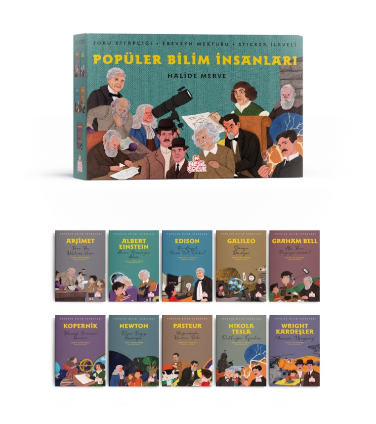 Popüler Bilim İnsanları(10 Kitap)