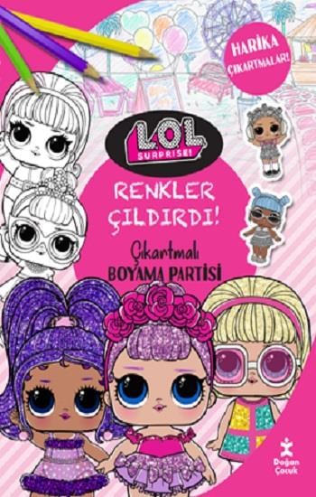 Renkler Çıldırdı! - L.O.L. Surprise! Çıkartmalı Boyama Partisi