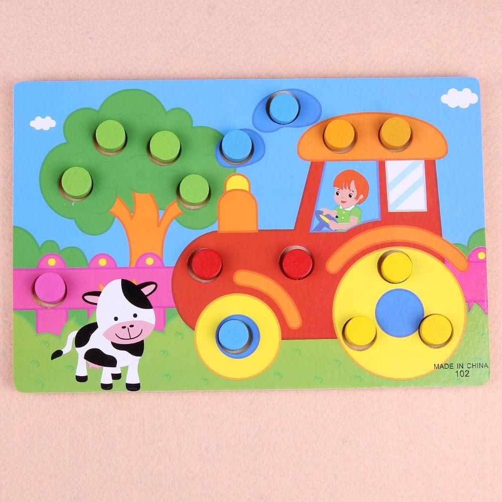 Renkli Eşleştirme Puzzle 4'lü