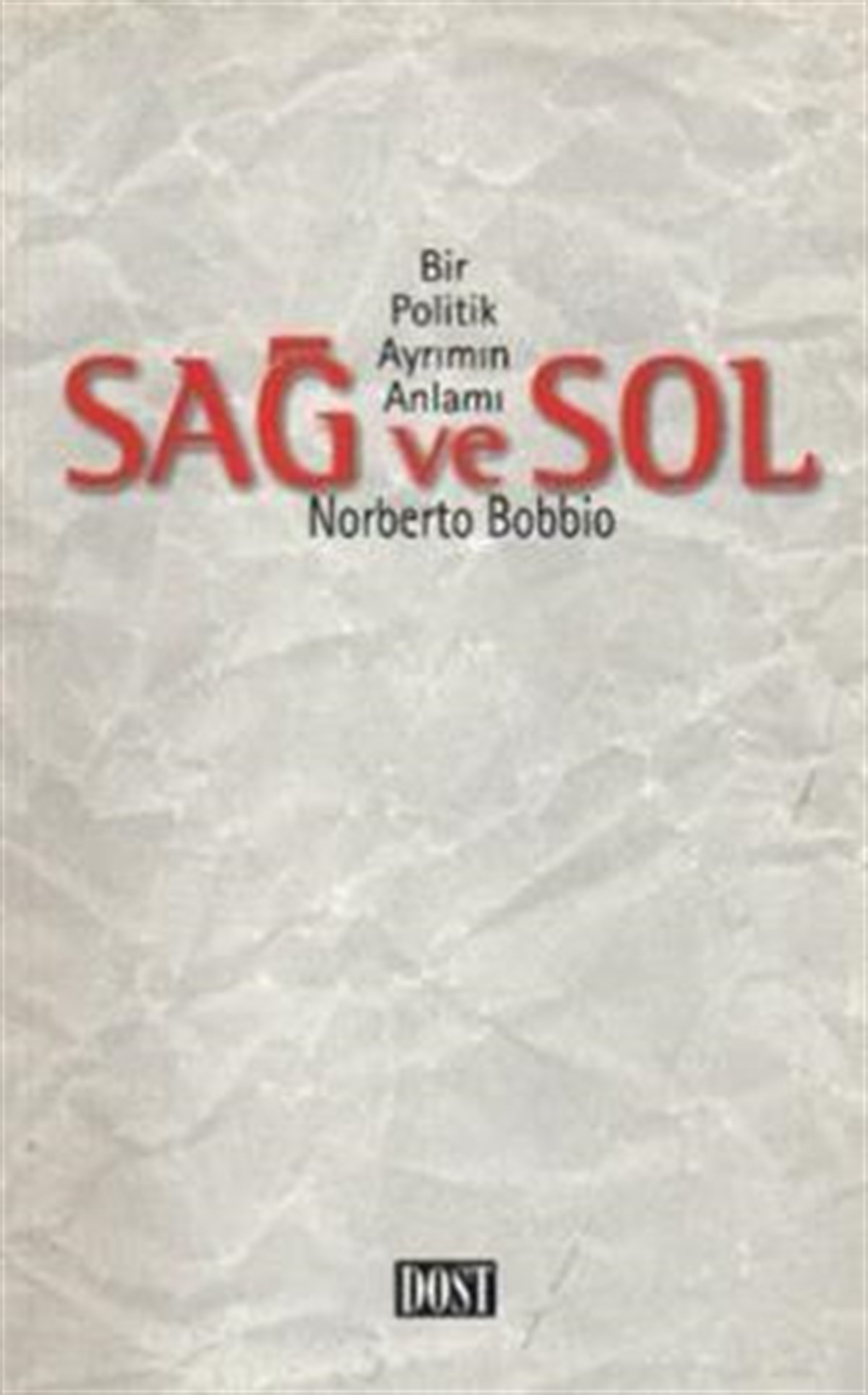 Sağ ve Sol Bir Politik Ayrımın Anlamı