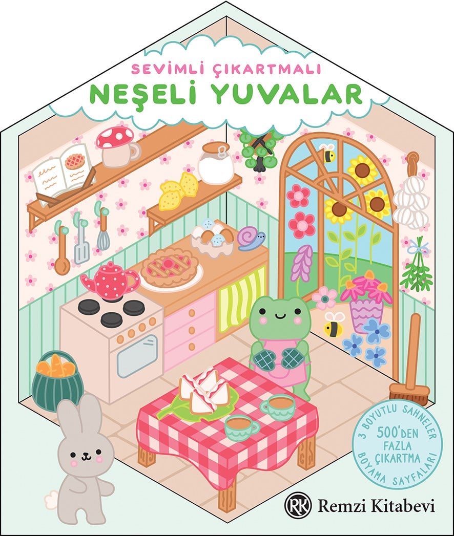 Sevimli Çıkartmalı Neşeli Yuvalar