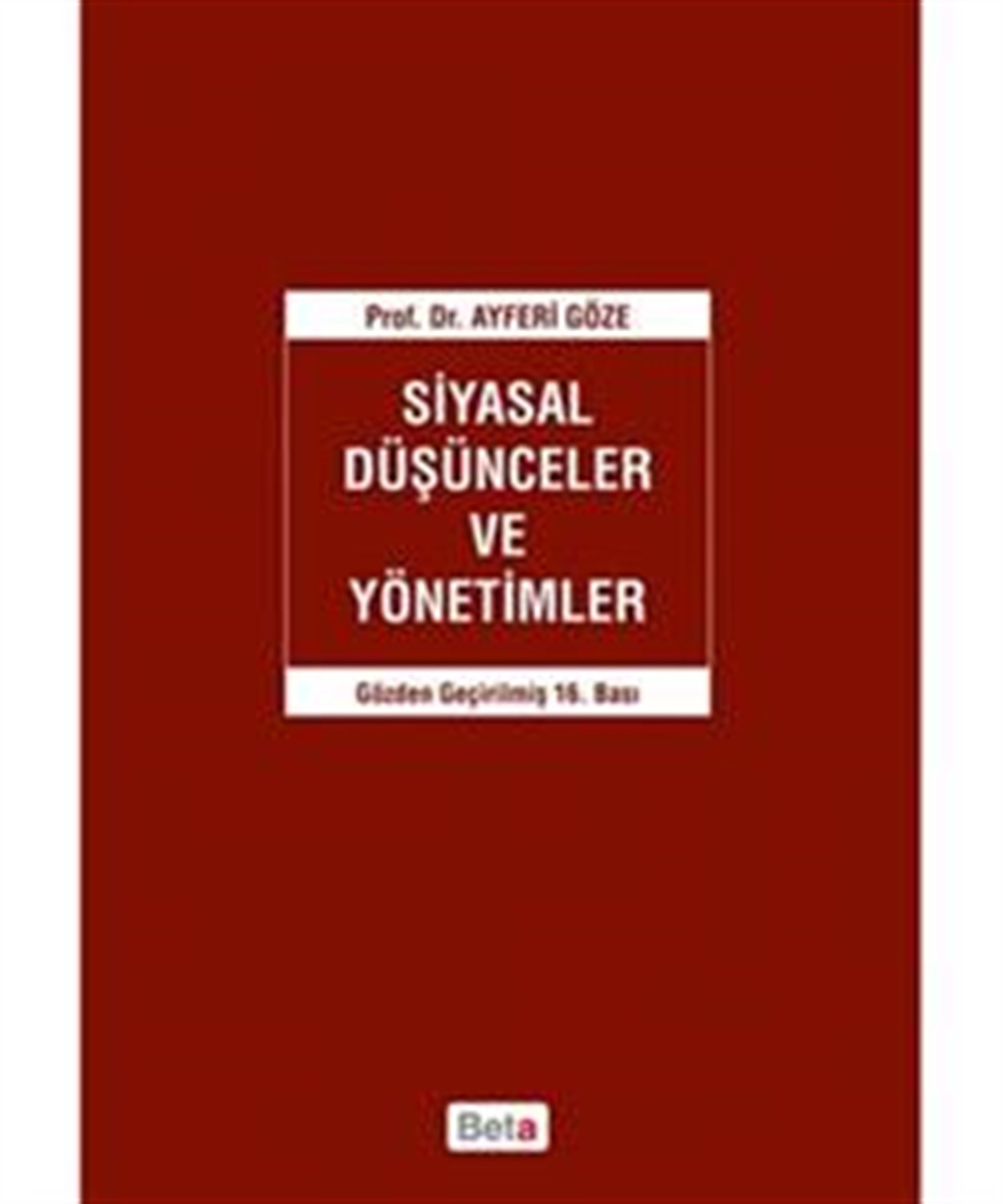 Siyasal Düşünceler ve Yönetimler