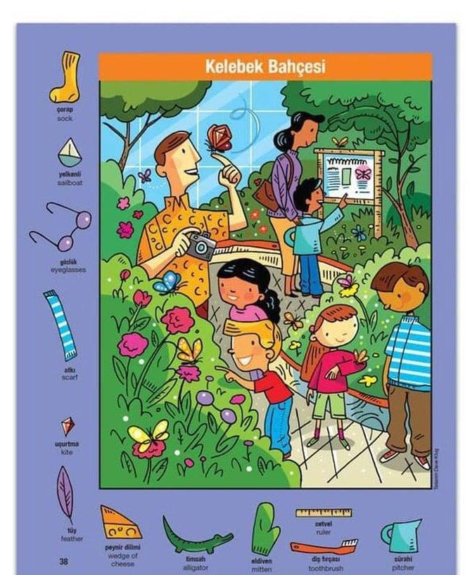 Sticker Hidden Pictures Doğa Puzzle-1 (Tek Kitap)
