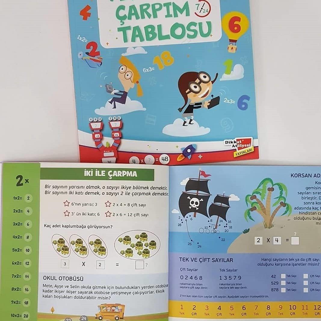 Süper Dahiler Çarpım Tablosu 4 lü Set