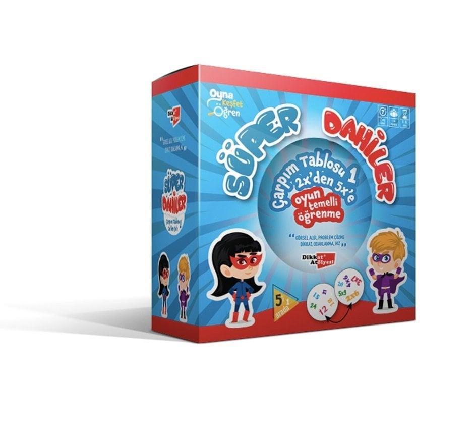 Süper Dahiler Çarpım Tablosu 4 lü Set