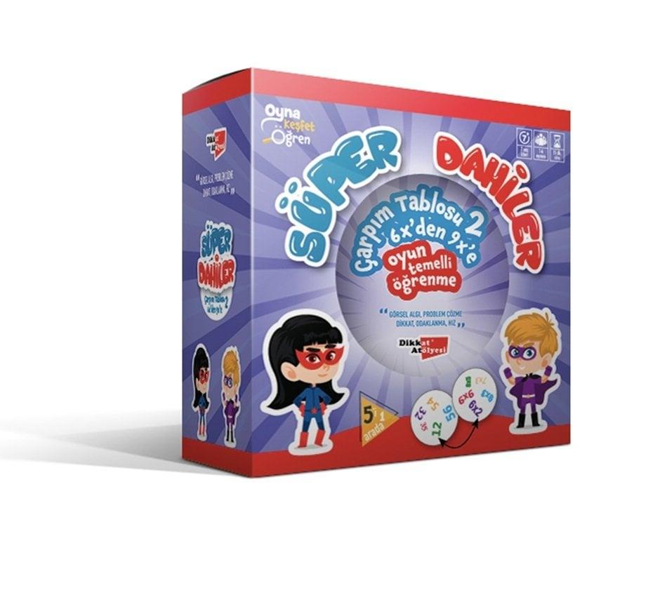 Süper Dahiler Çarpım Tablosu 4 lü Set