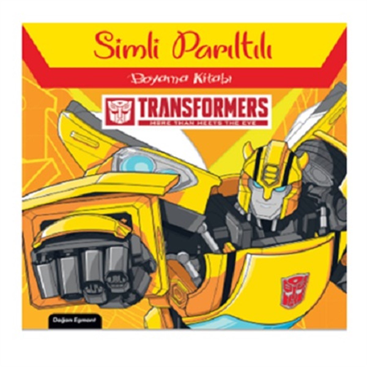 Transformers Simli Parıltılı Boyama Kitabı