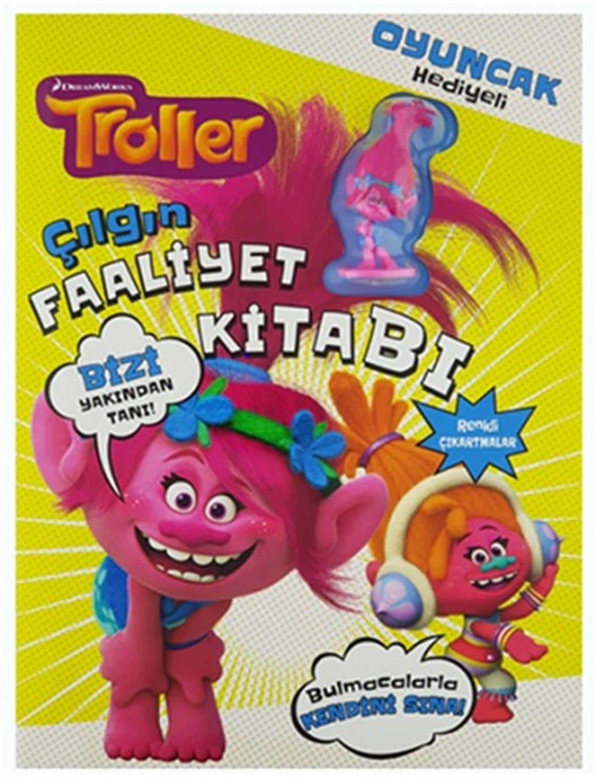 Troller Çılgın Faaliyet Kitabı  - Oyuncak Kitabı Hediyeli