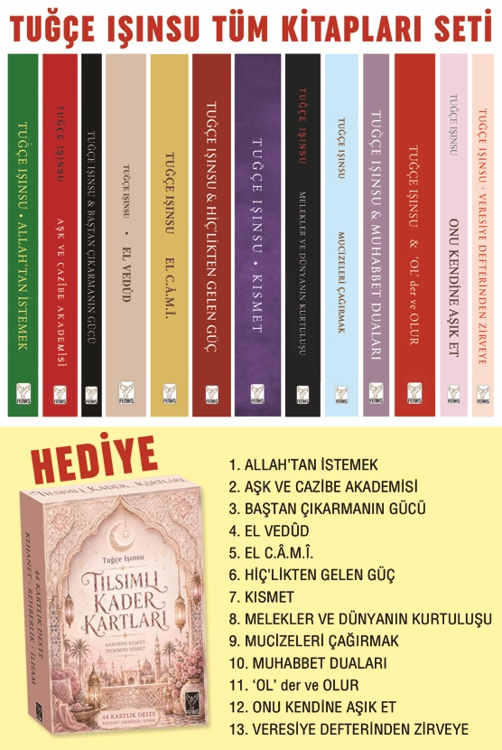 Tuğçe Işınsu Tüm Kitapları Seti (Tılsımlı Kader Kartları Hediyeli)