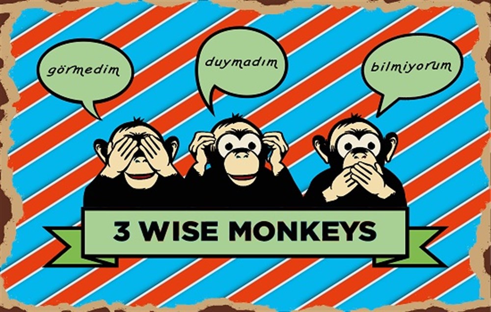 ÜÇ MAYMUN - POSTER