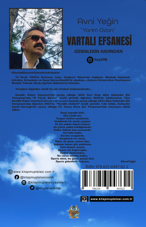 Vartali Efsanesi Gidenlerin Ardından , yarımOzan Avni Yeğin , Kitap Müptelası Yayınları , 9786256447622 ,