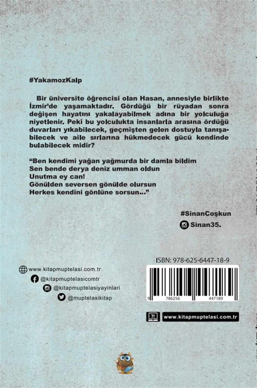 Yakamoz Kalp , Sinan Coşkun , Kitap Müptelası Yayınları , 9786256447189 ,