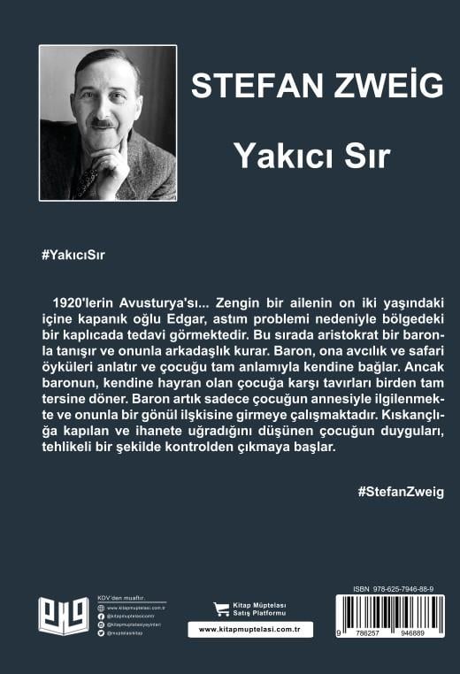 Yakıcı Sır , Stefan Zweig , Vaveyla Yayıncılık , 9786257946889 ,