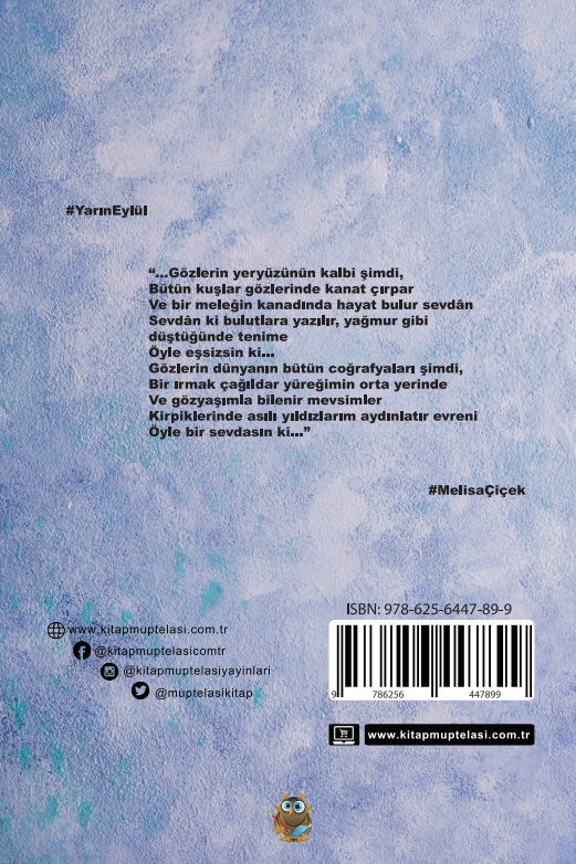 Yarın Eylül , Melisa Çiçek , Kitap Müptelası Yayınları , 9786256447899 ,