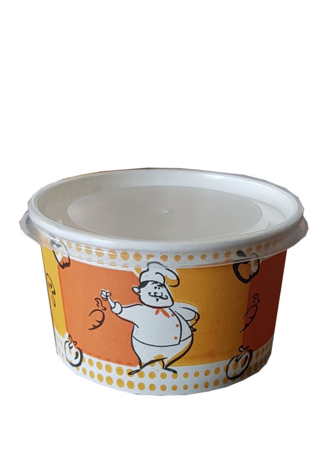 16 OZ ÇORBA-SALATA KASESİ KAPAKLI