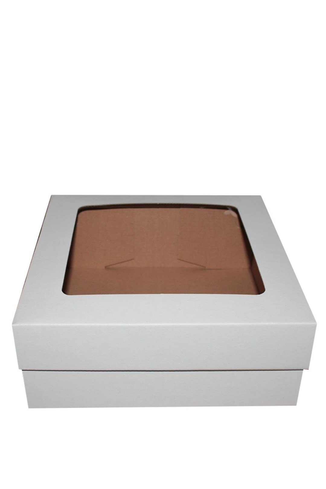 25x25x10 BEYAZ PENCERELİ KUTU