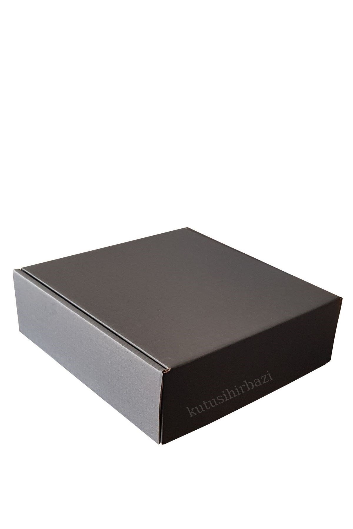 25x25x8 SİYAH KAPAKLI KUTU