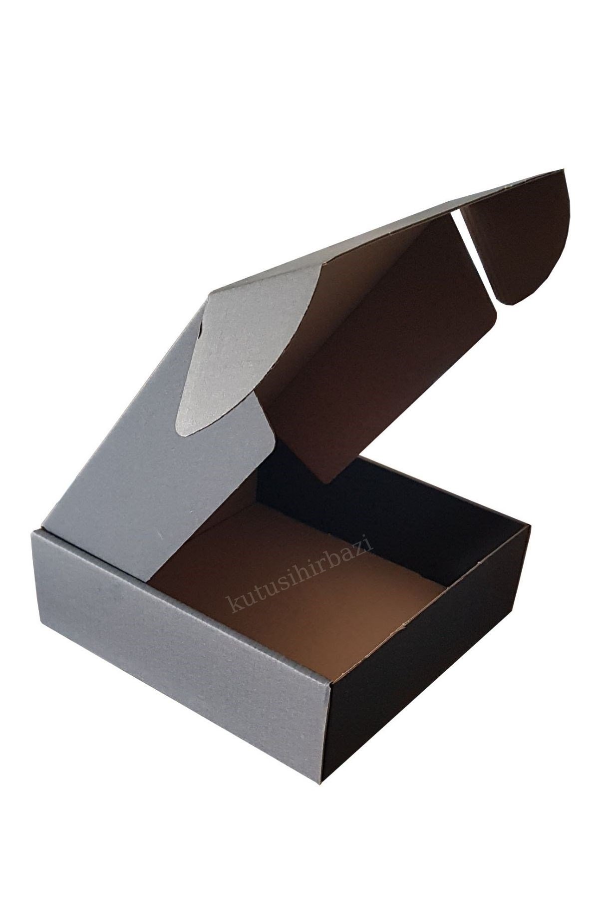 25x25x8 SİYAH KAPAKLI KUTU