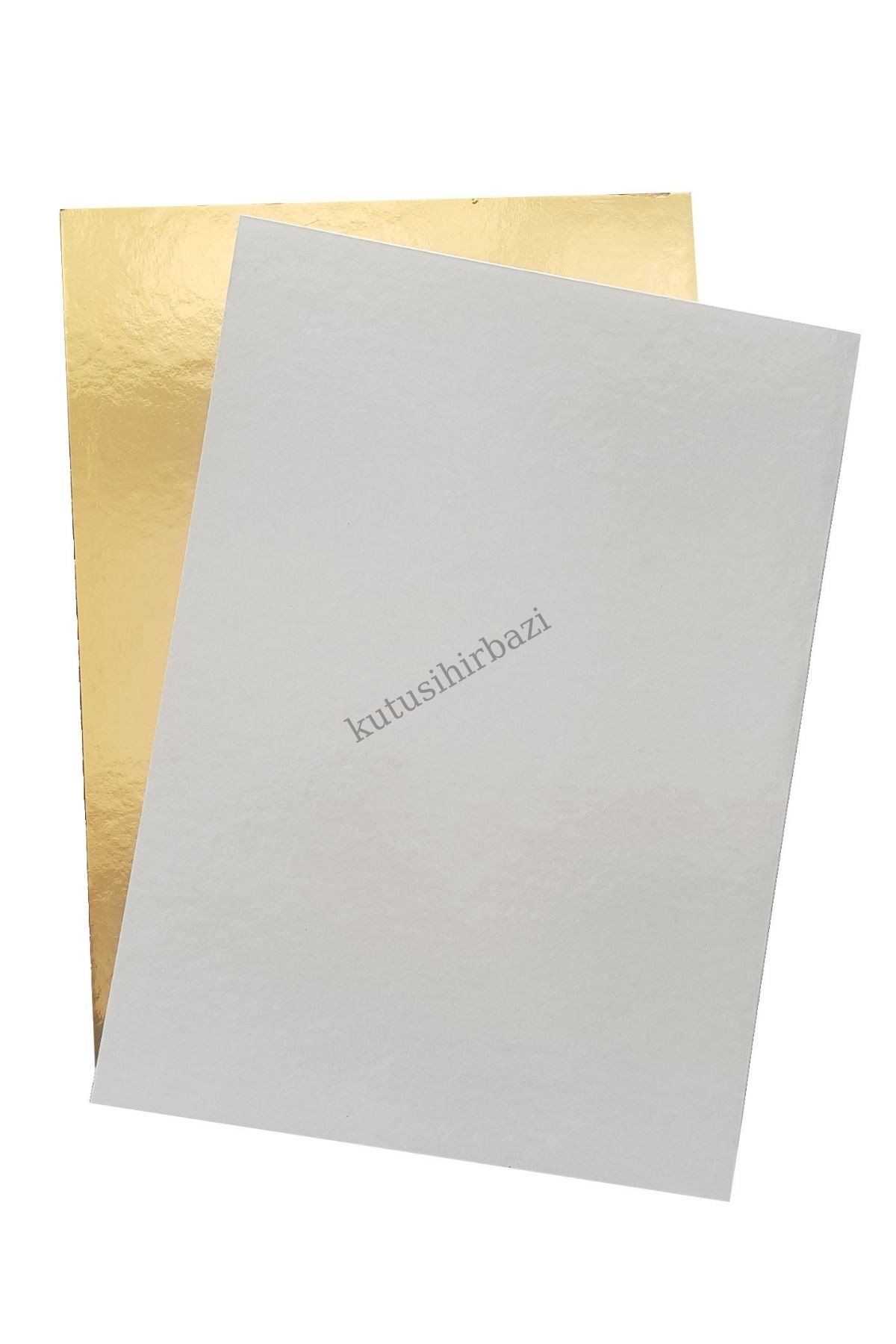 25x35 GOLD-BEYAZ MUKAVVA PASTA ALTLIK