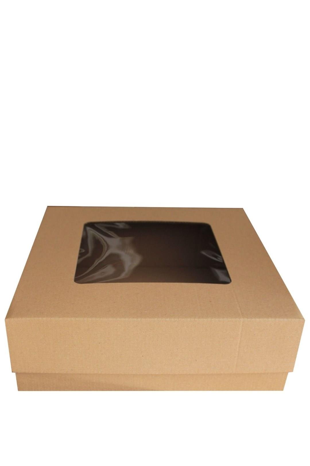 30x30x10 PENCERELİ CHEESCAKE KUTUSU