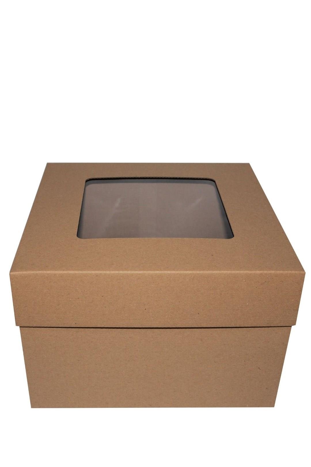 30x30x20 PENCERELİ PASTA KUTUSU