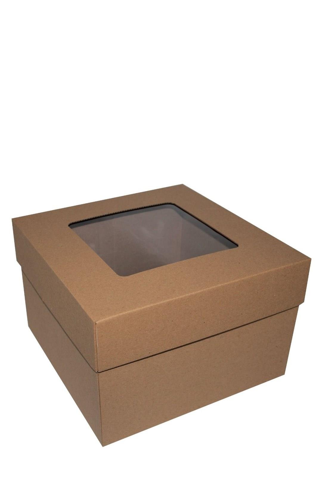 30x30x20 PENCERELİ PASTA KUTUSU