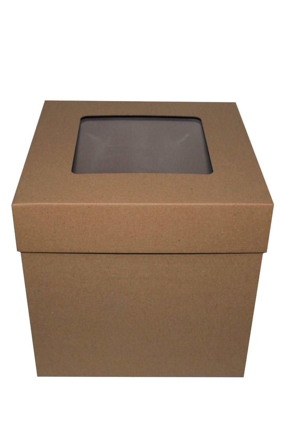 30x30x30 PENCERELİ PASTA KUTUSU