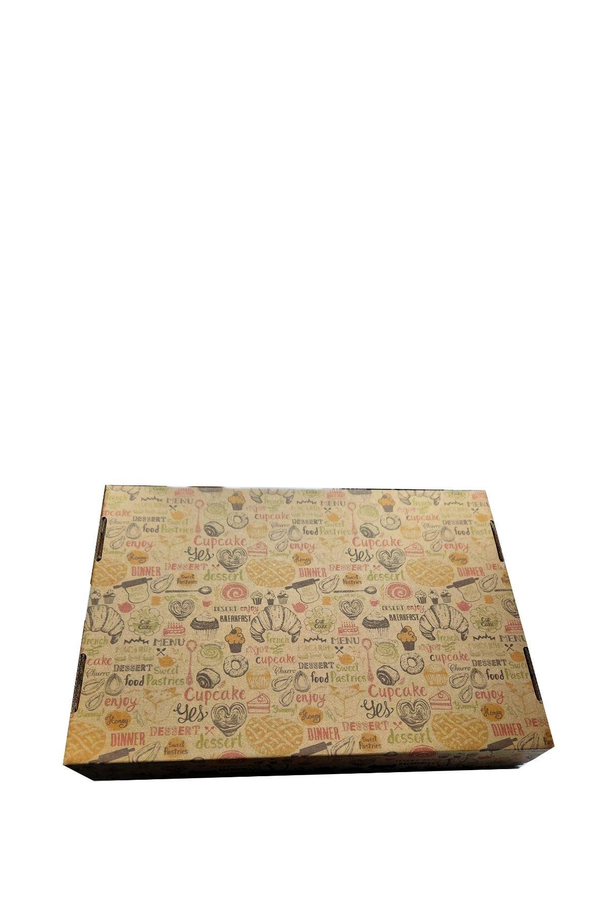 BASKILI KAHVALTI KUTUSU 9'LU