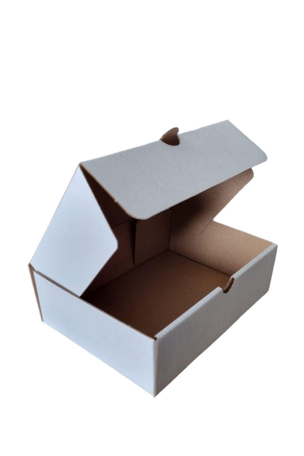 BEYAZ 17x12.5x5.5 KAPAKLI KUTU