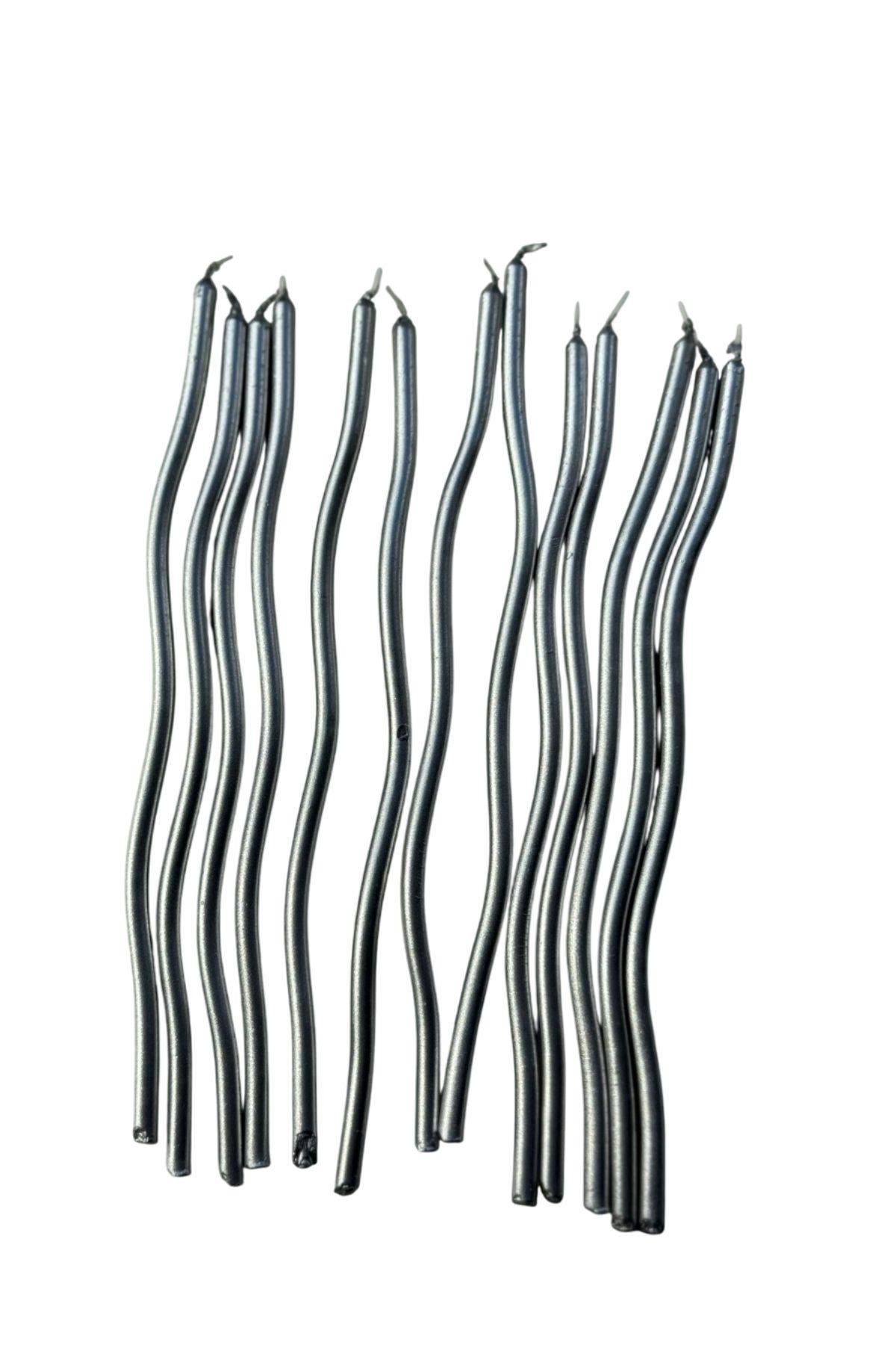 BURGULU MUM GÜMÜŞ 16 CM