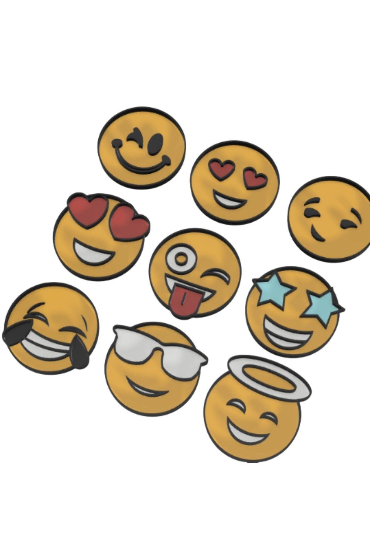 EMOJİ 9 LU SET KURABİYE KALIBI