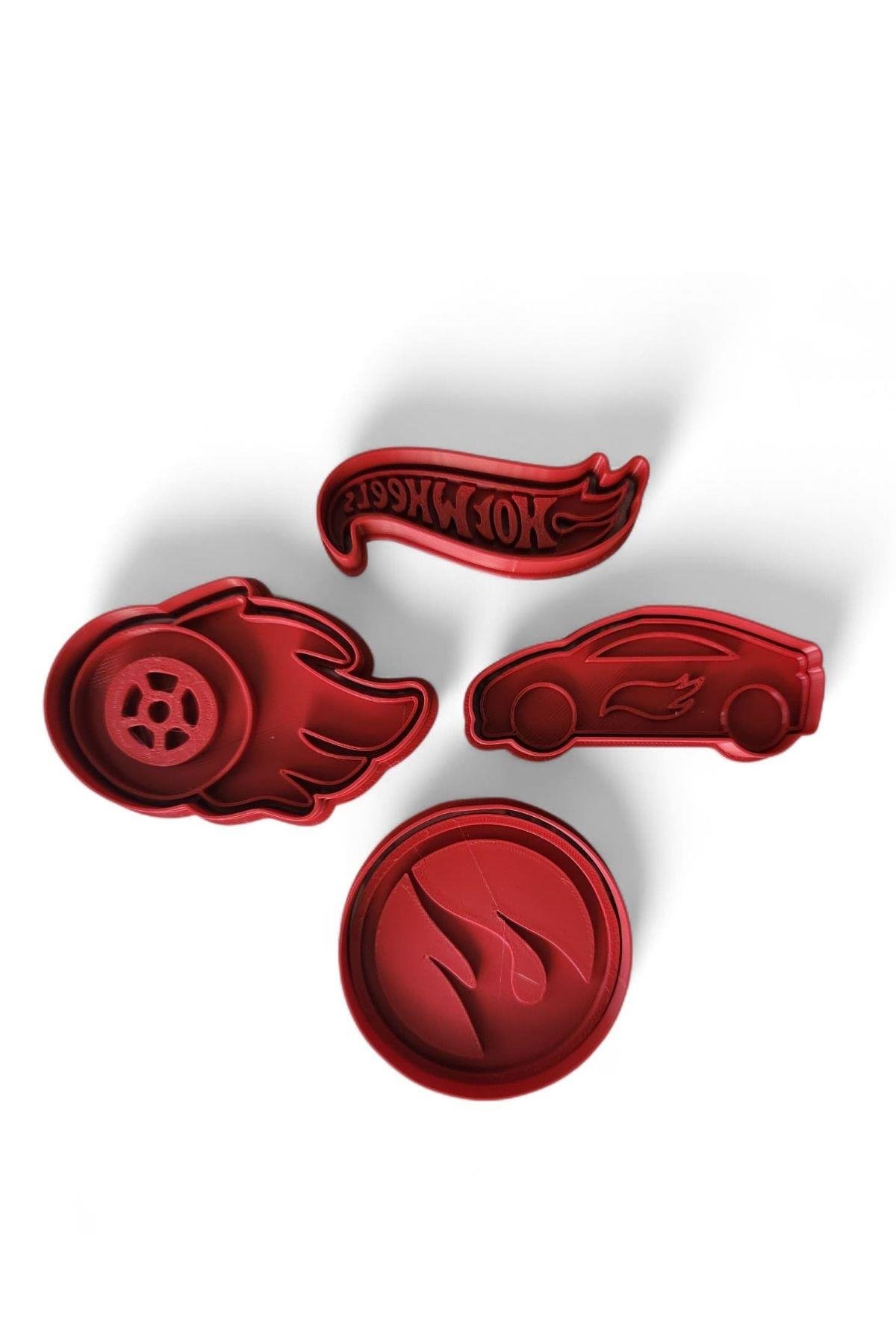 HOTWEELS KURABİYE KALIBI 4'LÜ SET