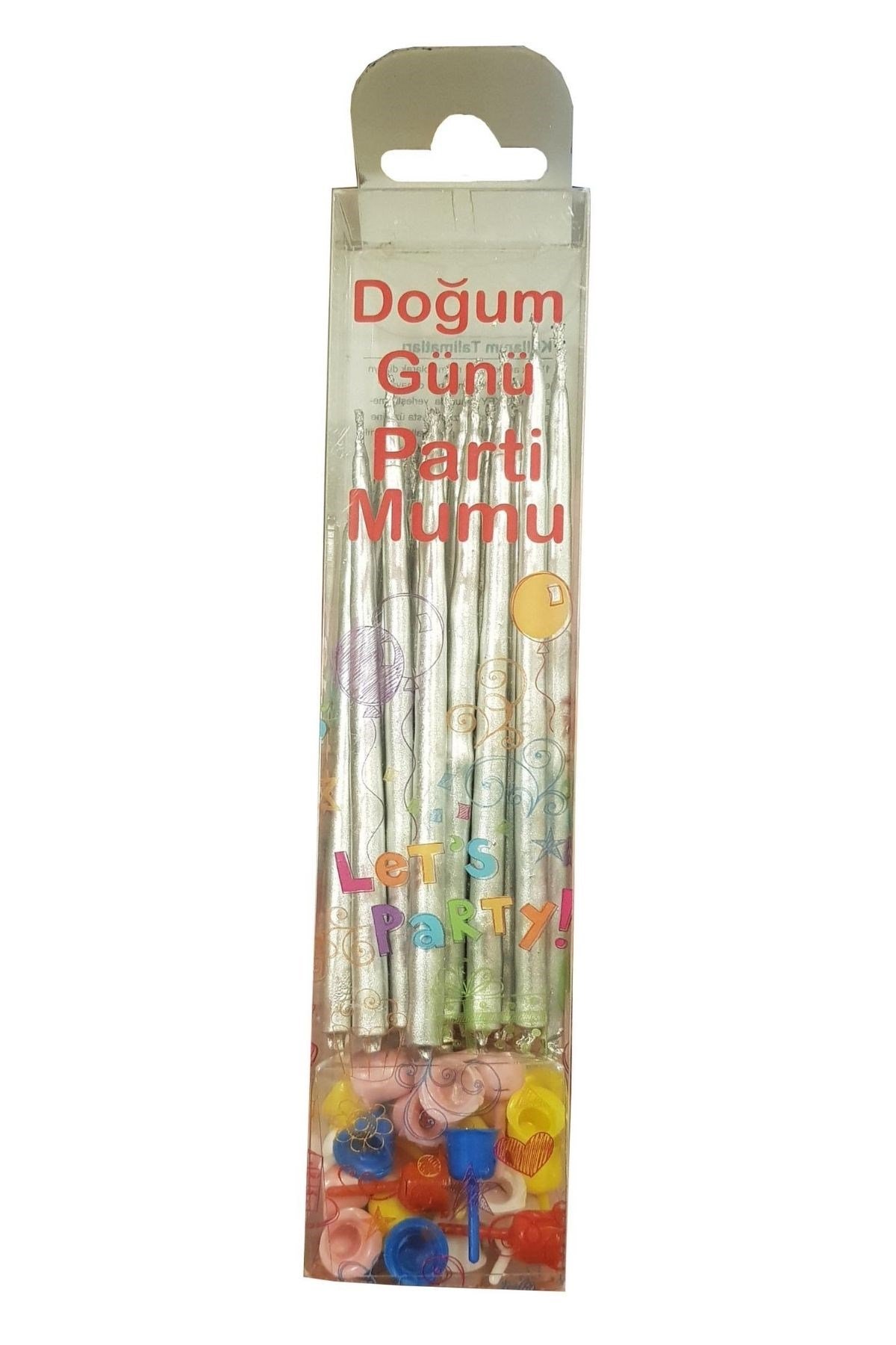 KONİK PASTA MUMU 10 CM. 