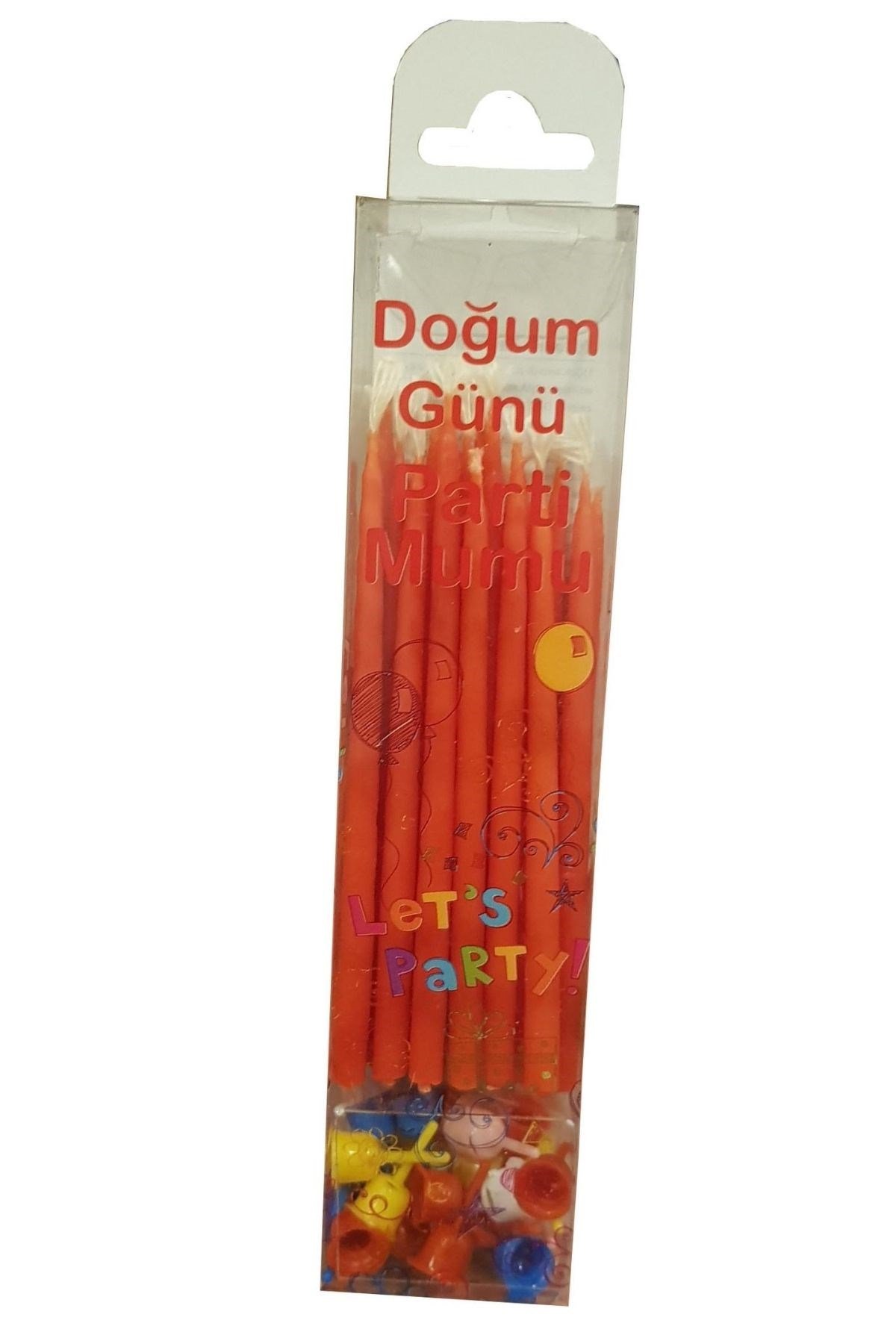 KONİK PASTA MUMU 10 CM. 