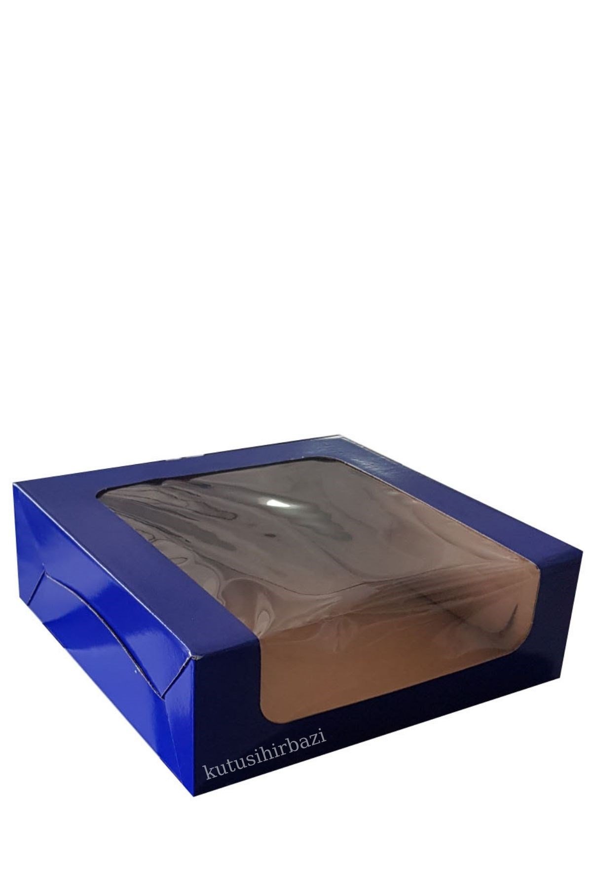 LACİVERT 30x30x10 PENCERELİ KUTU