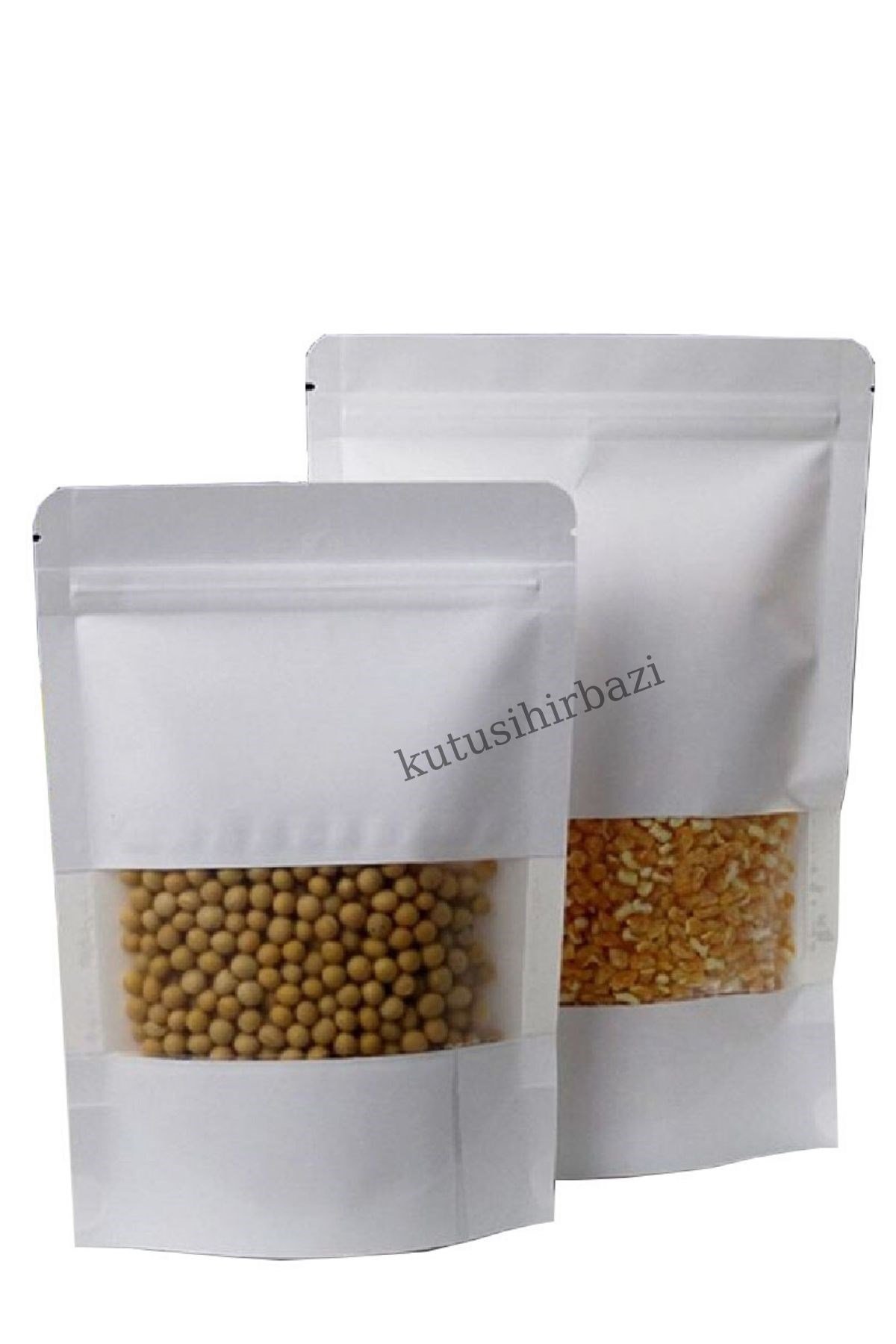 PENCERELİ BEYAZ KİLİTLİ DOYPACK 13x22,5