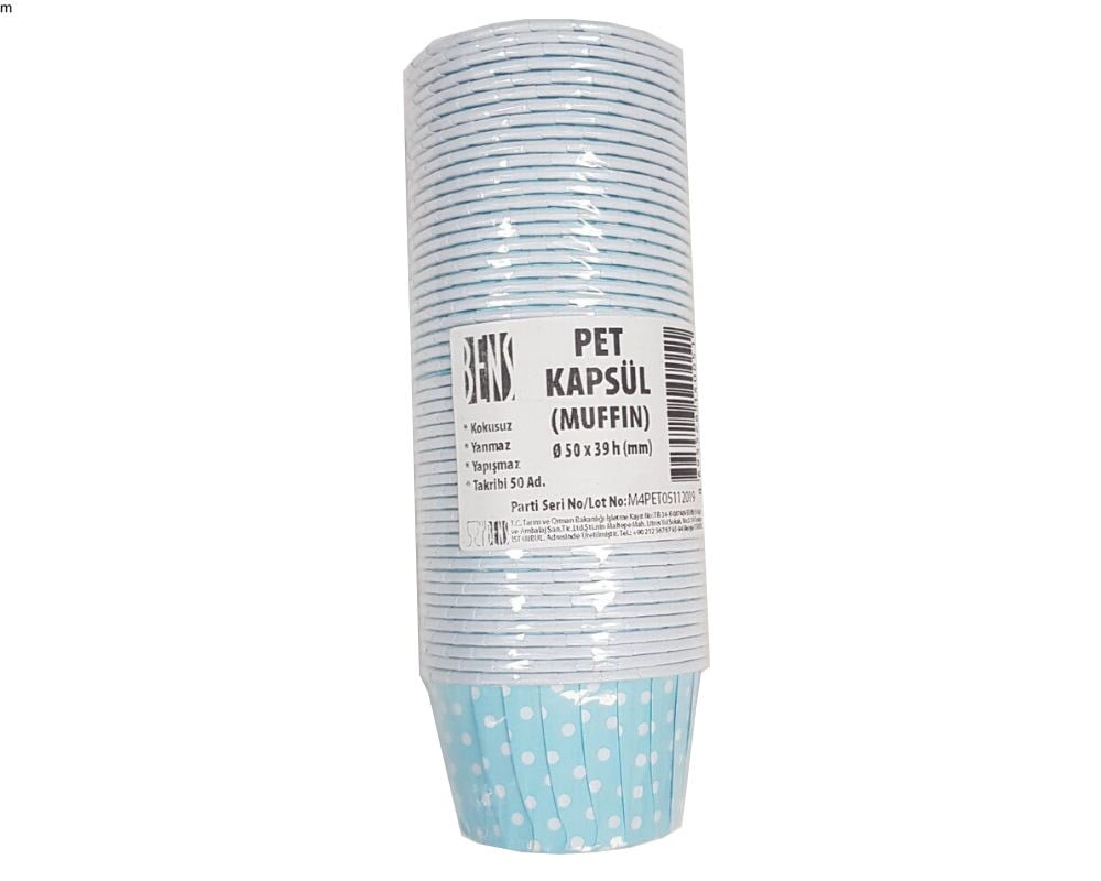 PET KAPSÜL 50 ADET 50x39