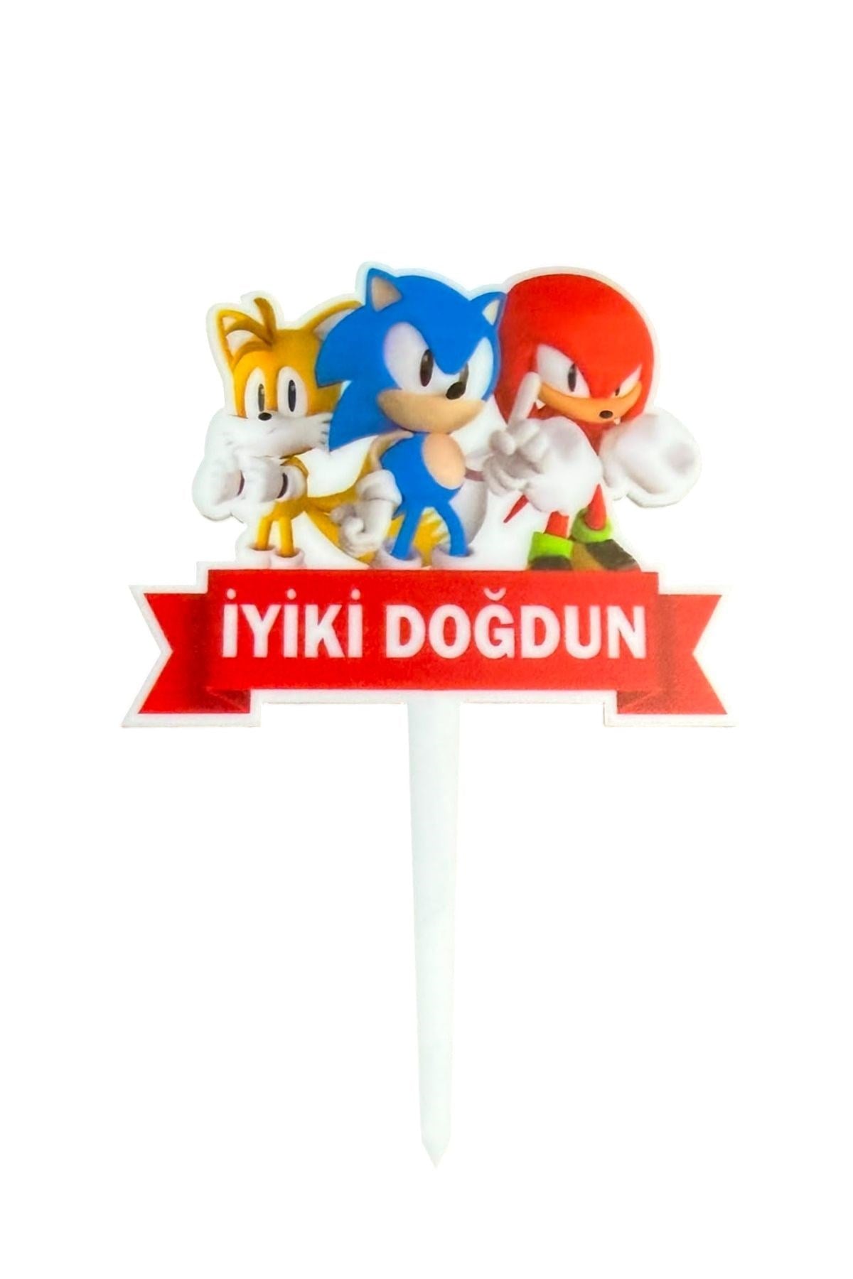 SONİC PASTA SÜSÜ RENKLİ