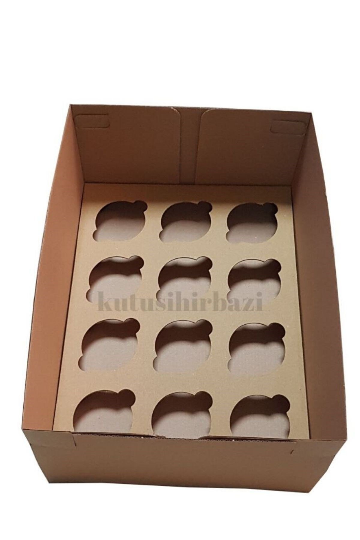 YÜKSEK CUPCAKE KUTUSU 12 Lİ
