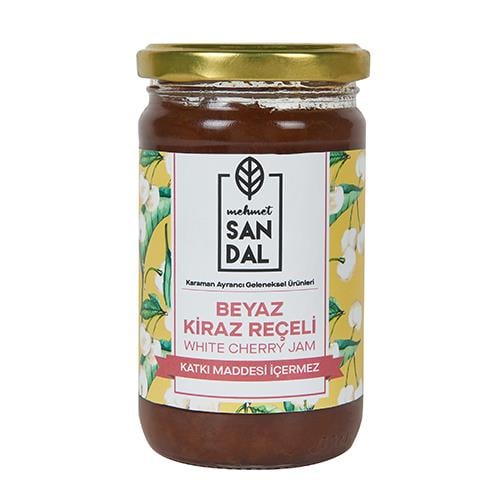 Beyaz Kiraz Reçeli (320 gr) Mehmet Sandal