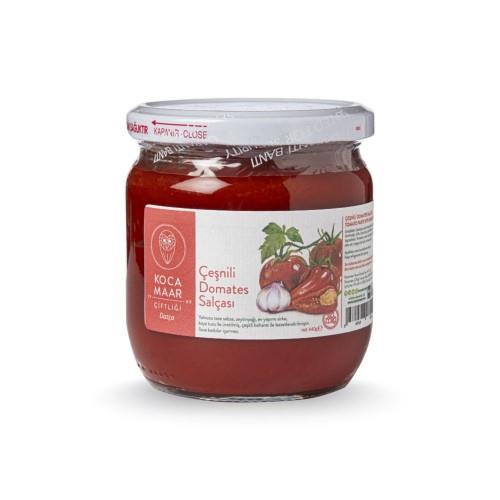 Çeşnili Domates Salçası (400 gr) Kocamaar Çiftliği