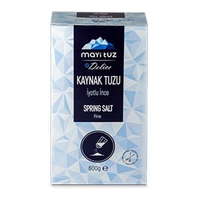 İyotlu ince Öğütülmüş Tuz (600 gr) Mayi Tuz
